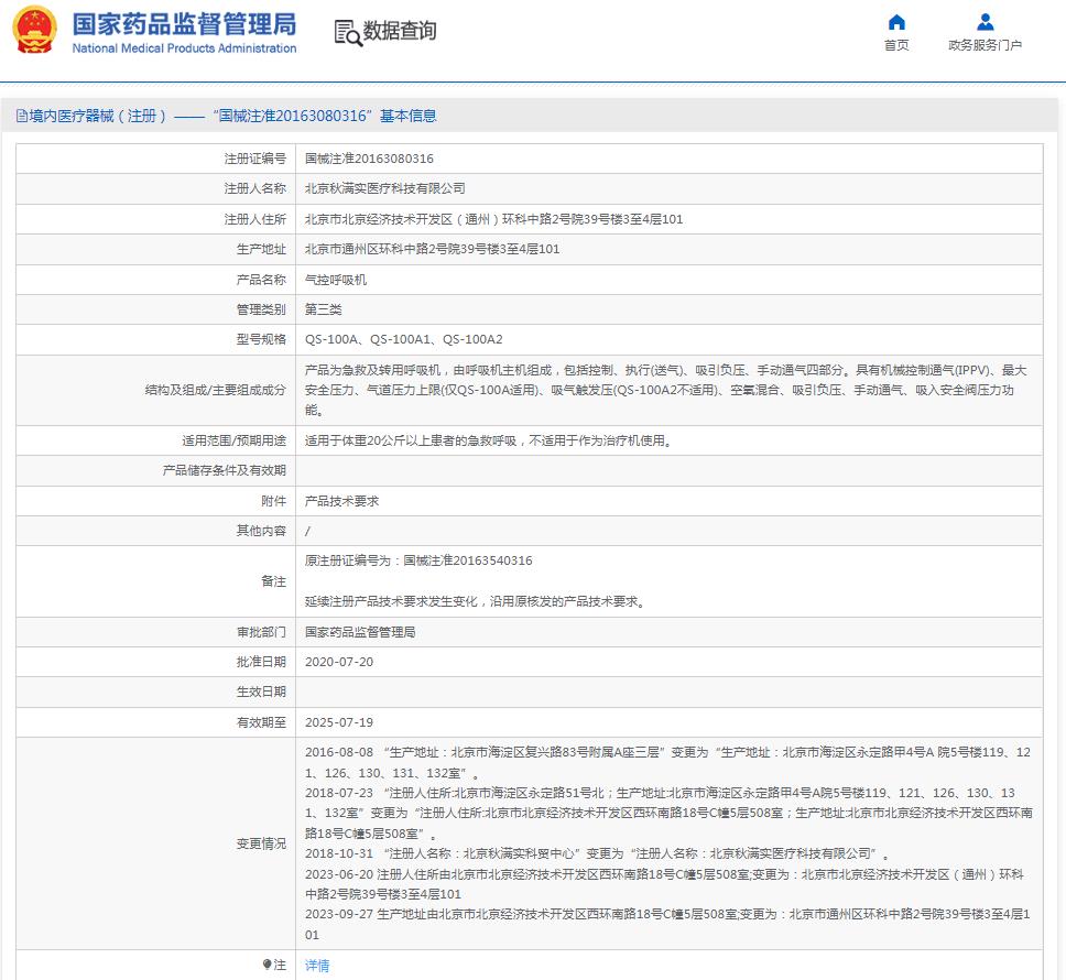 國產(chǎn)氣控呼吸機
